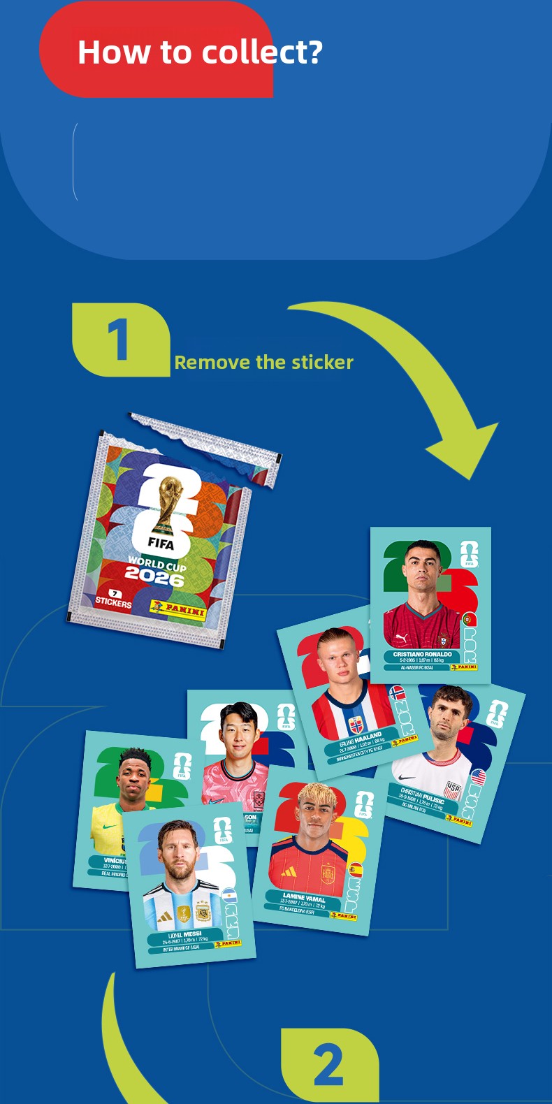 Stickers Panini FIFA World Cup 2026™ | Sobres Oficiales Coleccionables