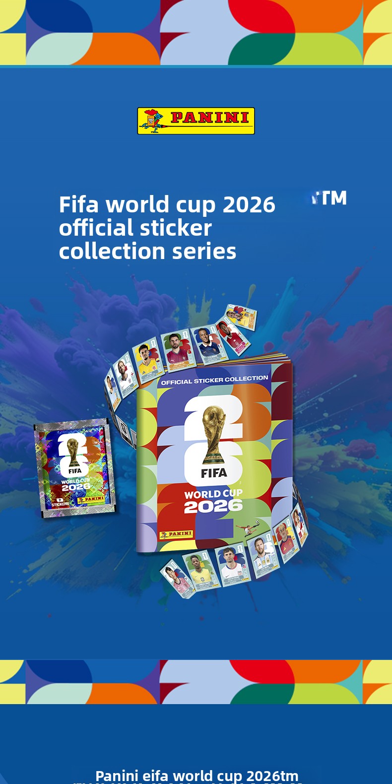 Stickers Panini FIFA World Cup 2026™ | Sobres Oficiales Coleccionables