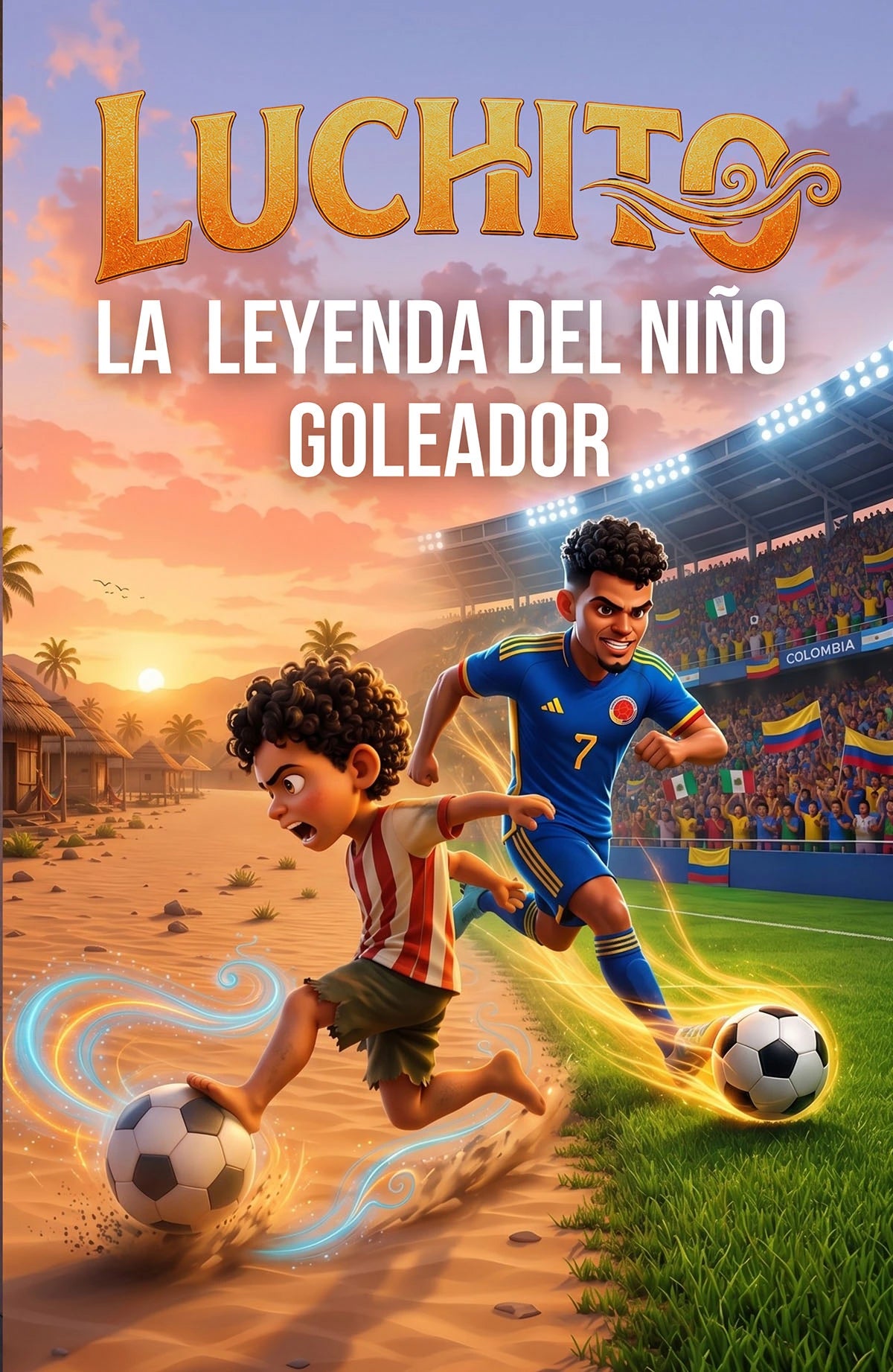 Luchito: El Niño Goleador — Libro Infantil de Fútbol | Inspirado en Luis Díaz
