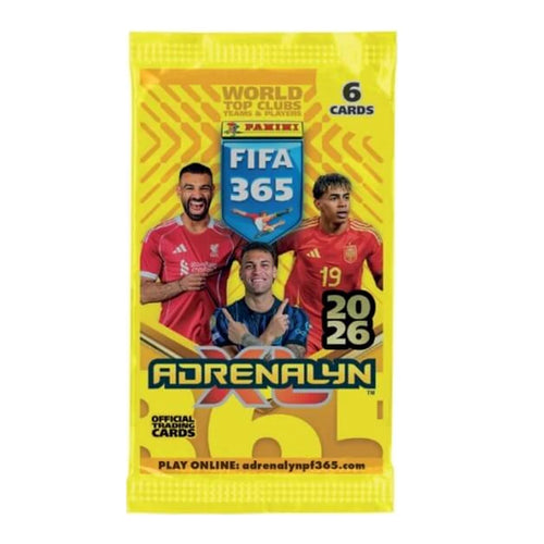 Cartas Coleccionables Panini FIFA 365 Adrenalyn XL 2026 – Elige tu Pack