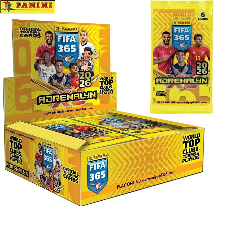 Cartas Coleccionables Panini FIFA 365 Adrenalyn XL 2026 – Elige tu Pack