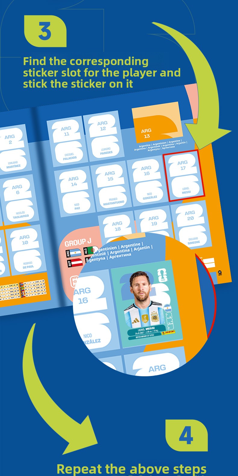 Stickers Panini FIFA World Cup 2026™ | Sobres Oficiales Coleccionables